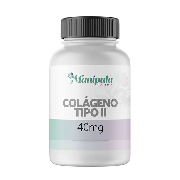 Colágeno Tipo II 40mg em Cápsulas